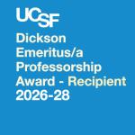 2026-28 Edward A. Dickson Emeritus/a Professorship Award Recipient - Patricia O'Sullivan, EdD, MS 
